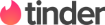 The logo for the Tinder dating site