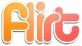 Flirt home, Online Dating Site, Company Name Logo